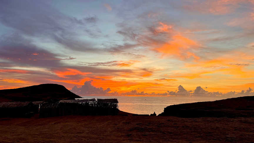 Atardecer en Playa dorada/Cabo de la vela; Foto: Leiner Pinto