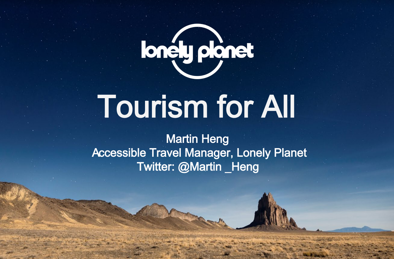 Making Tourism Accessible for All - Martin Heng